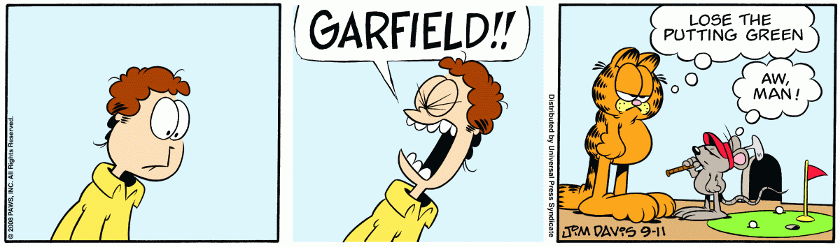 Garfield, September 11, 2008