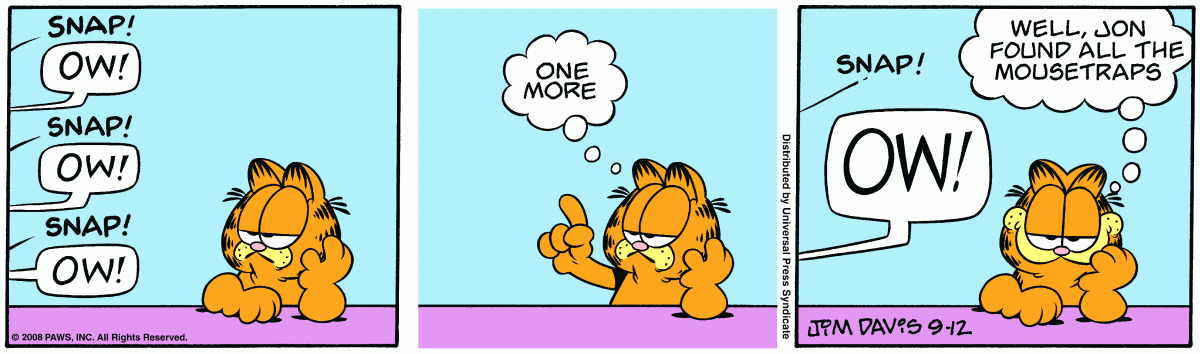 Garfield, September 12, 2008