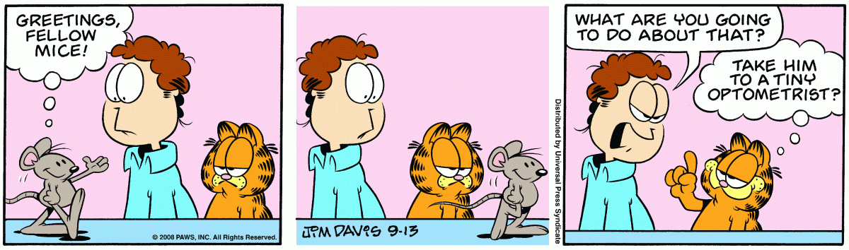 Garfield, September 13, 2008