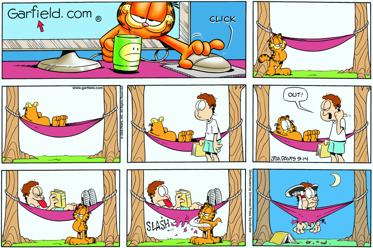 Garfield, September 14, 2008