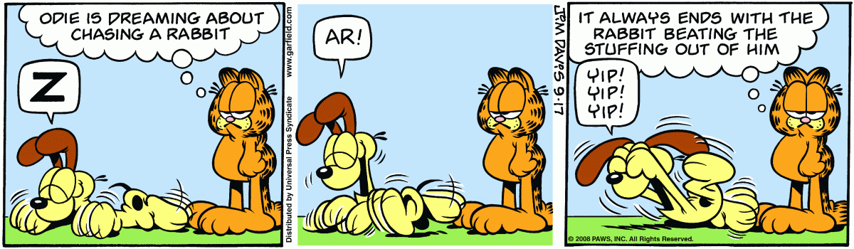 Garfield, September 17, 2008