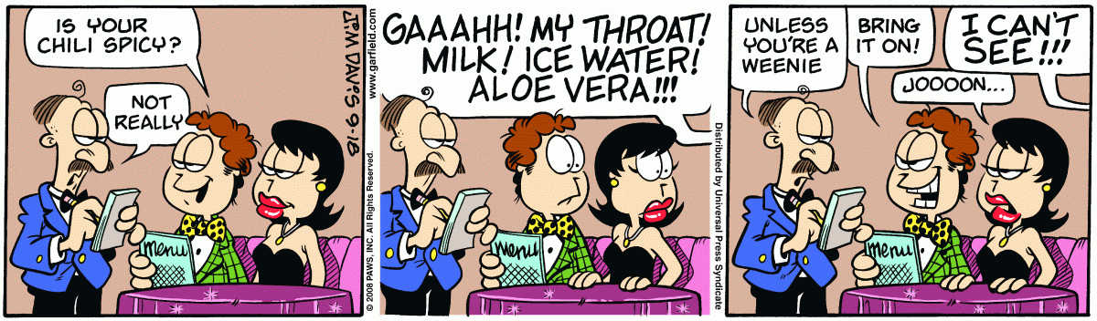 Garfield, September 18, 2008