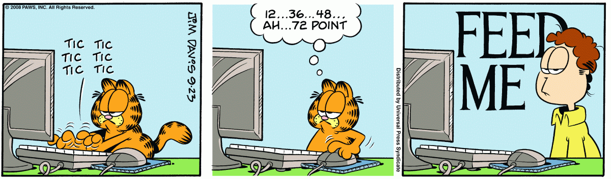 Garfield, September 23, 2008