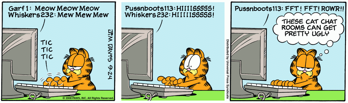 Garfield, September 24, 2008