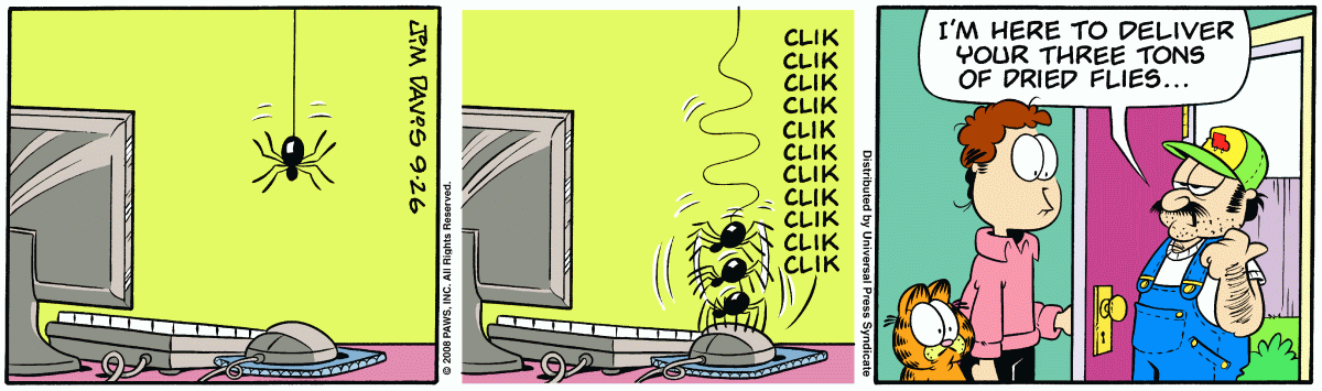 Garfield, September 26, 2008