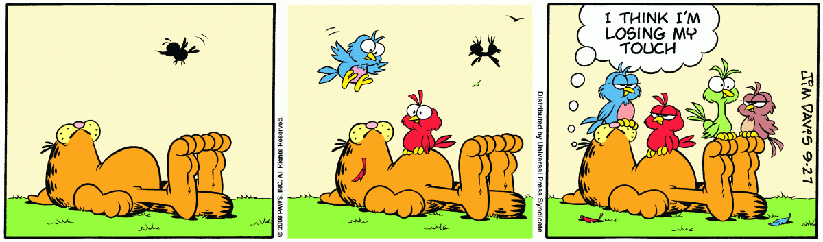 Garfield, September 27, 2008
