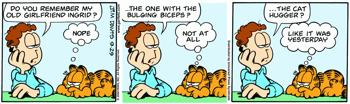 Garfield, September 29, 2008
