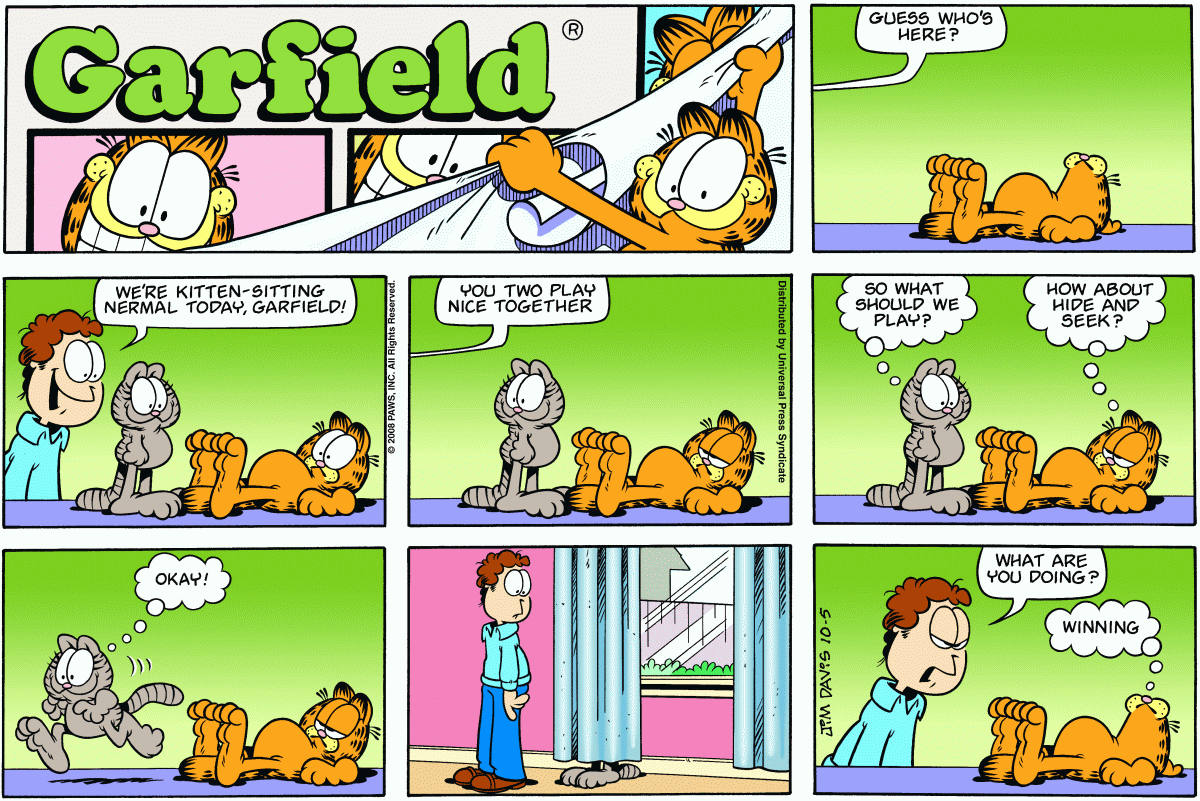 Garfield, October 5, 2008