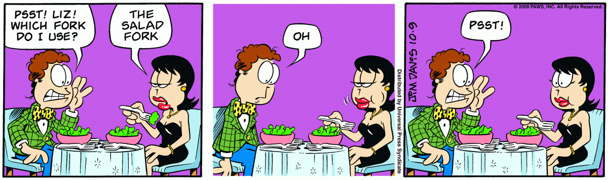 Garfield, October 9, 2008