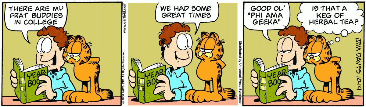 Garfield, October 14, 2008