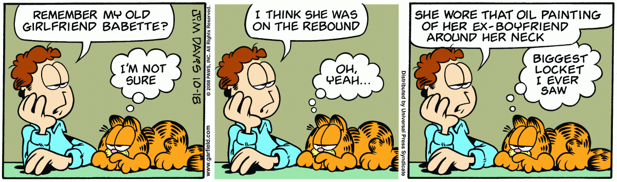 Garfield, October 18, 2008
