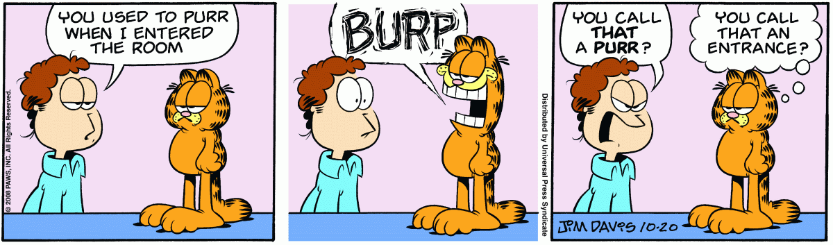 Garfield, October 20, 2008