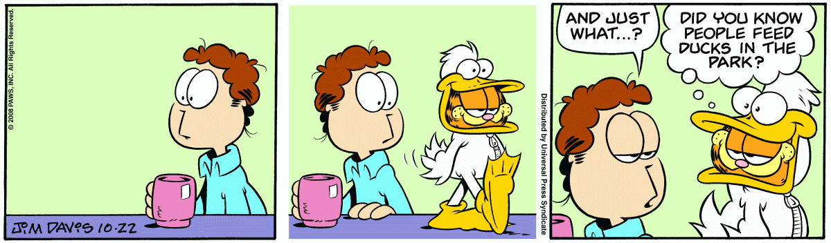 Garfield, October 22, 2008