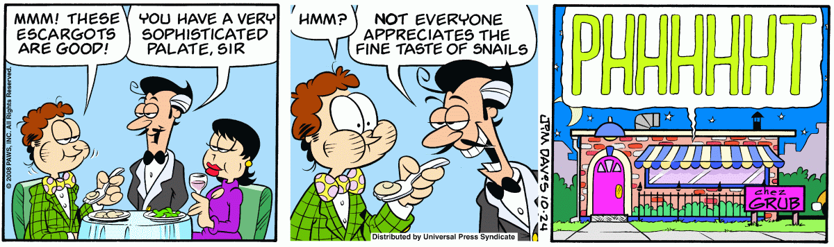 Garfield, October 24, 2008