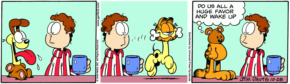 Garfield, October 28, 2008