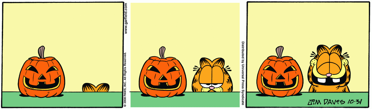 Garfield, October 31, 2008