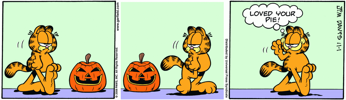 Garfield, November 1, 2008