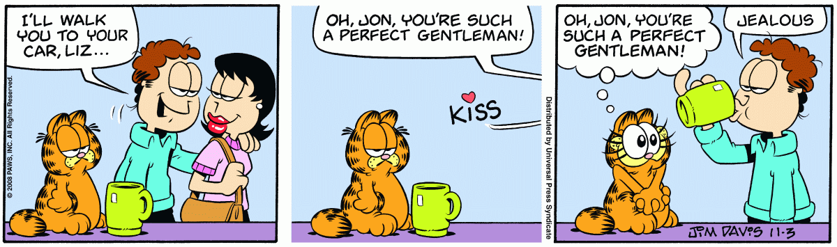 Garfield, November 3, 2008