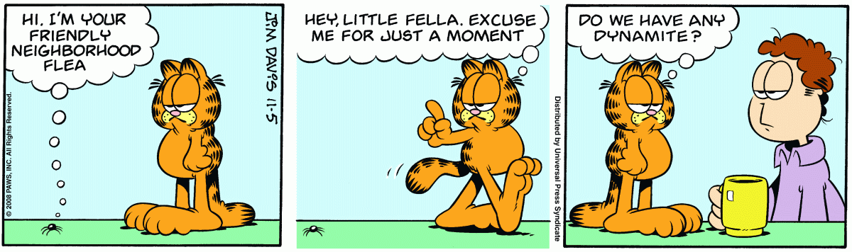 Garfield, November 5, 2008
