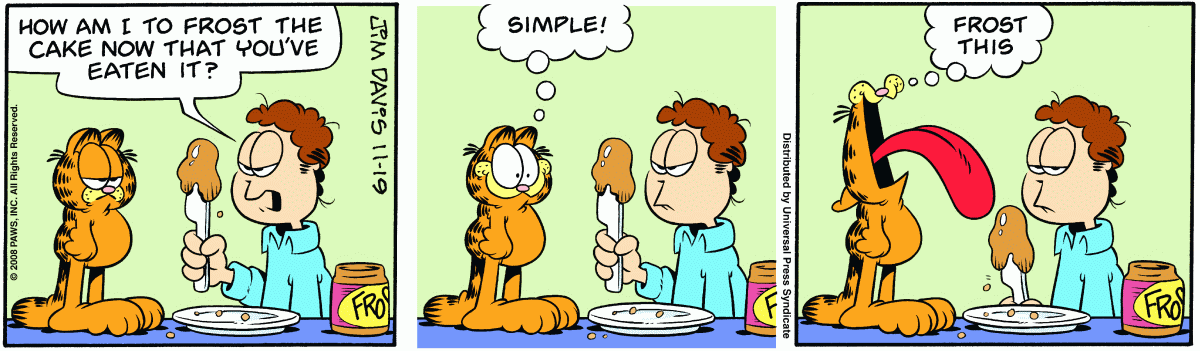 Garfield, November 19, 2008