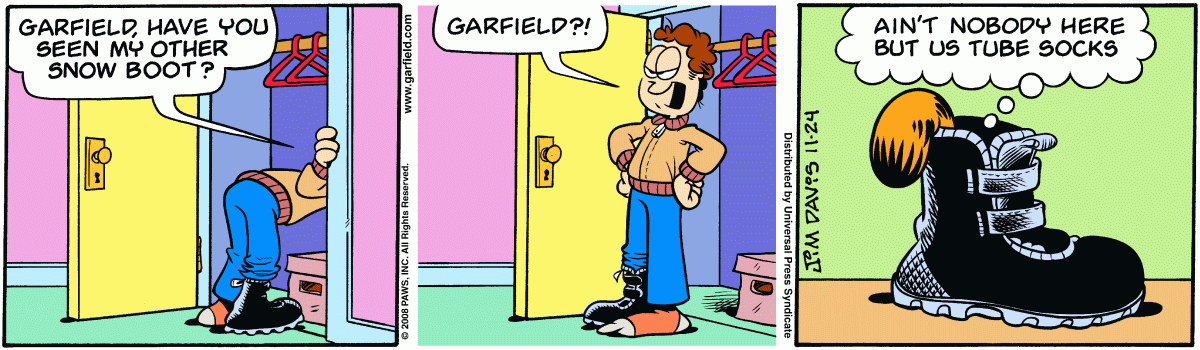 Garfield, November 24, 2008