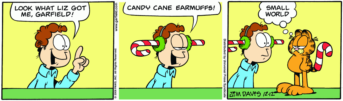 Garfield, December 12, 2008
