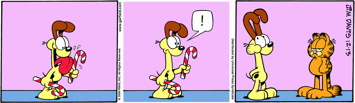 Garfield, December 13, 2008