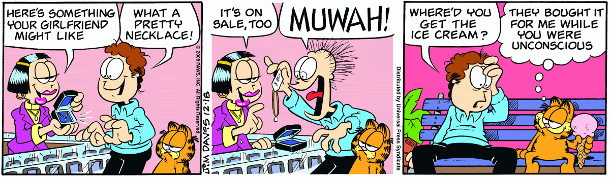 Garfield, December 18, 2008