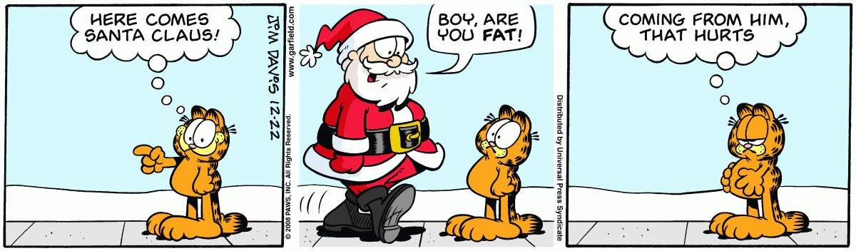 Garfield, December 22, 2008