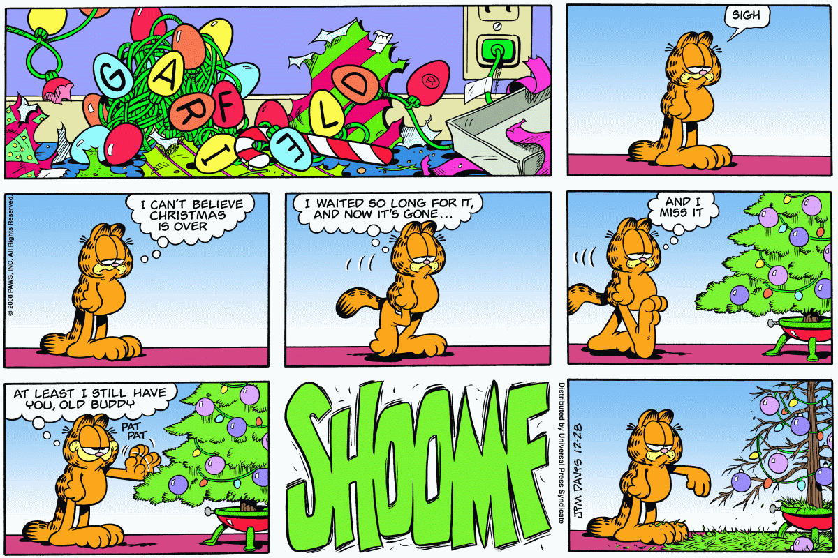Garfield, December 28, 2008
