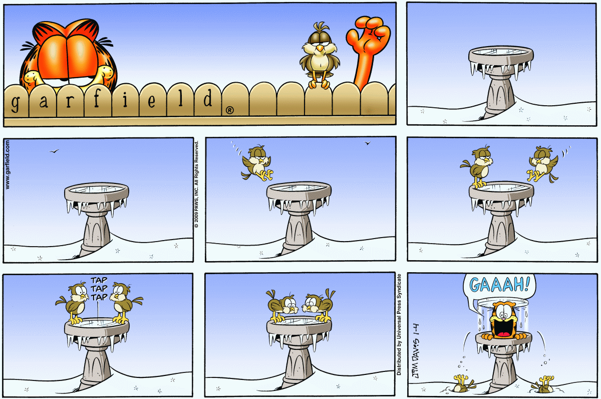 Garfield, January 4, 2009
