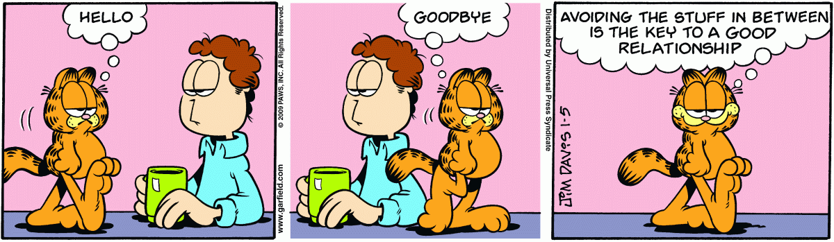 Garfield, January 5, 2009