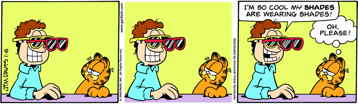 Garfield, January 6, 2009