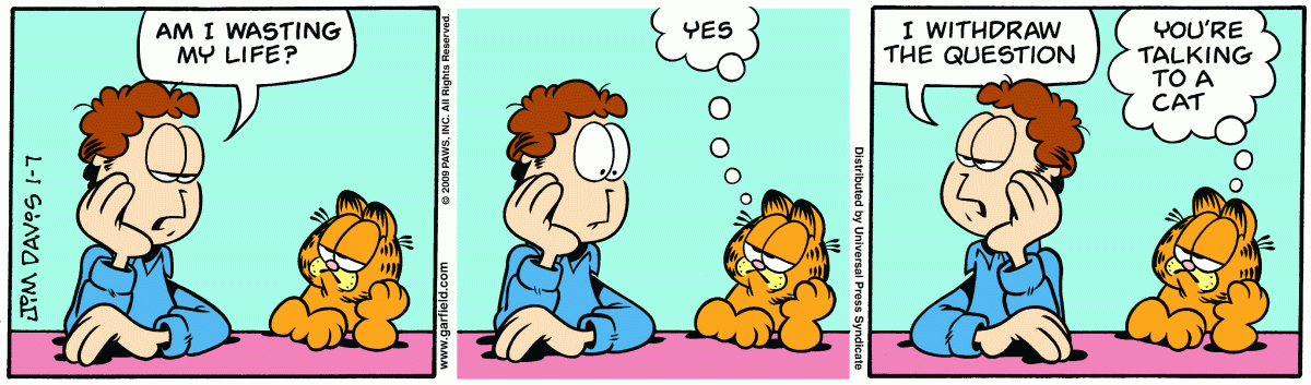 Garfield, January 7, 2009
