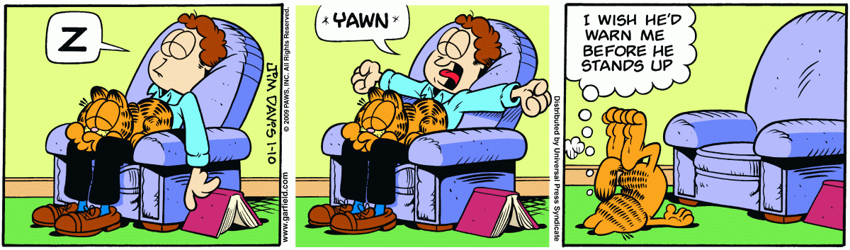 Garfield, January 10, 2009