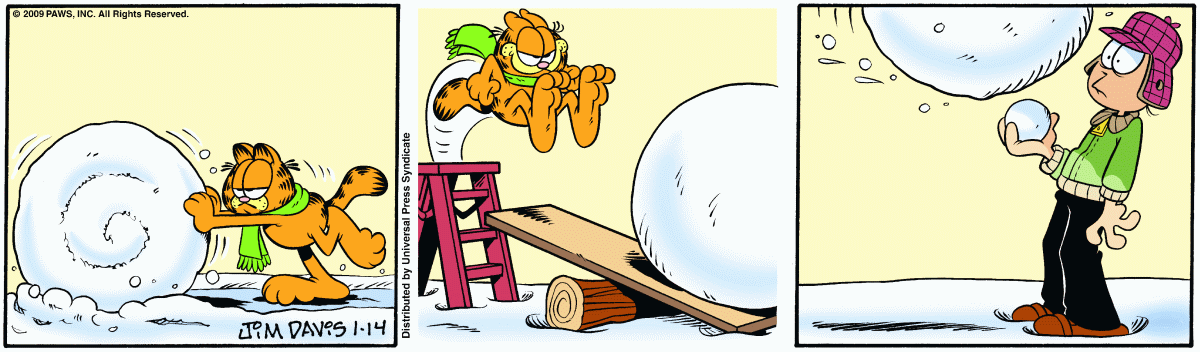 Garfield, January 14, 2009