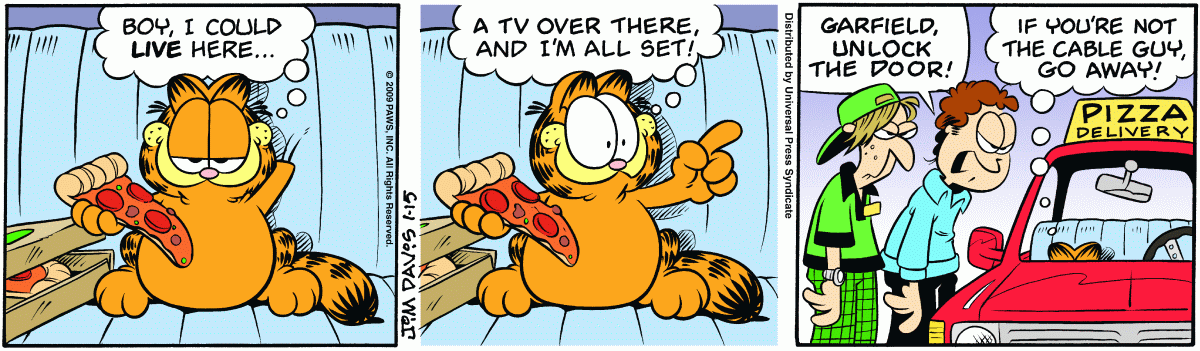 Garfield, January 15, 2009