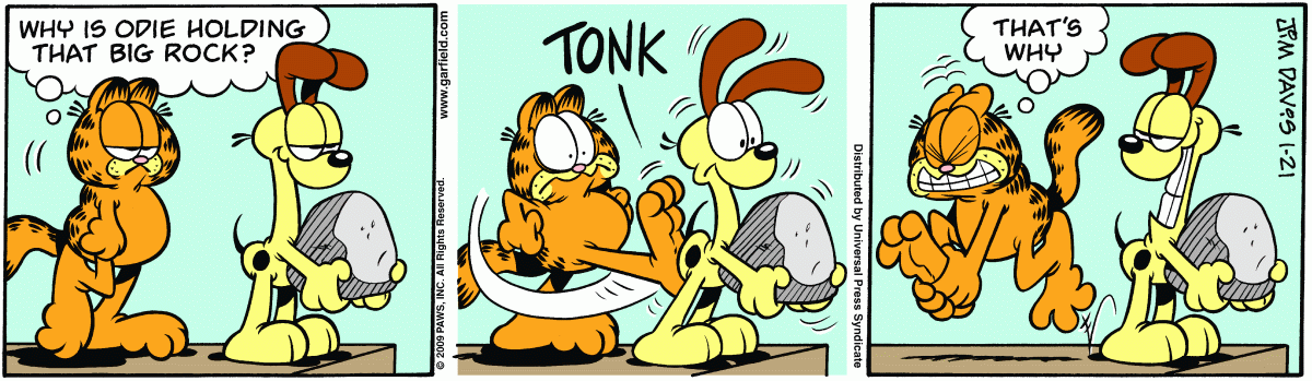 Garfield, January 21, 2009