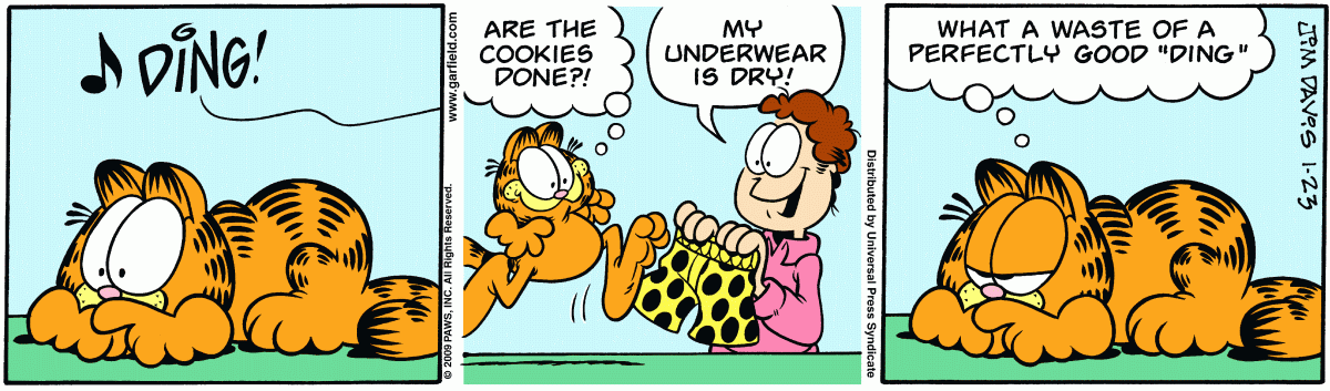 Garfield, January 23, 2009
