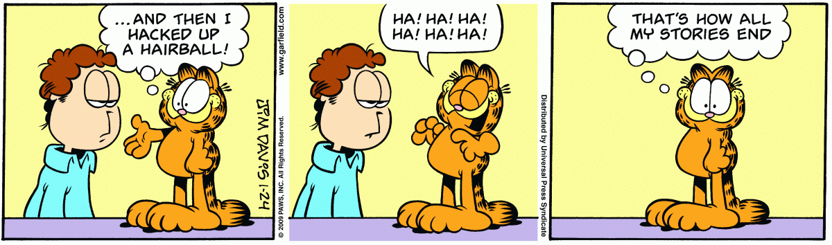 Garfield, January 24, 2009