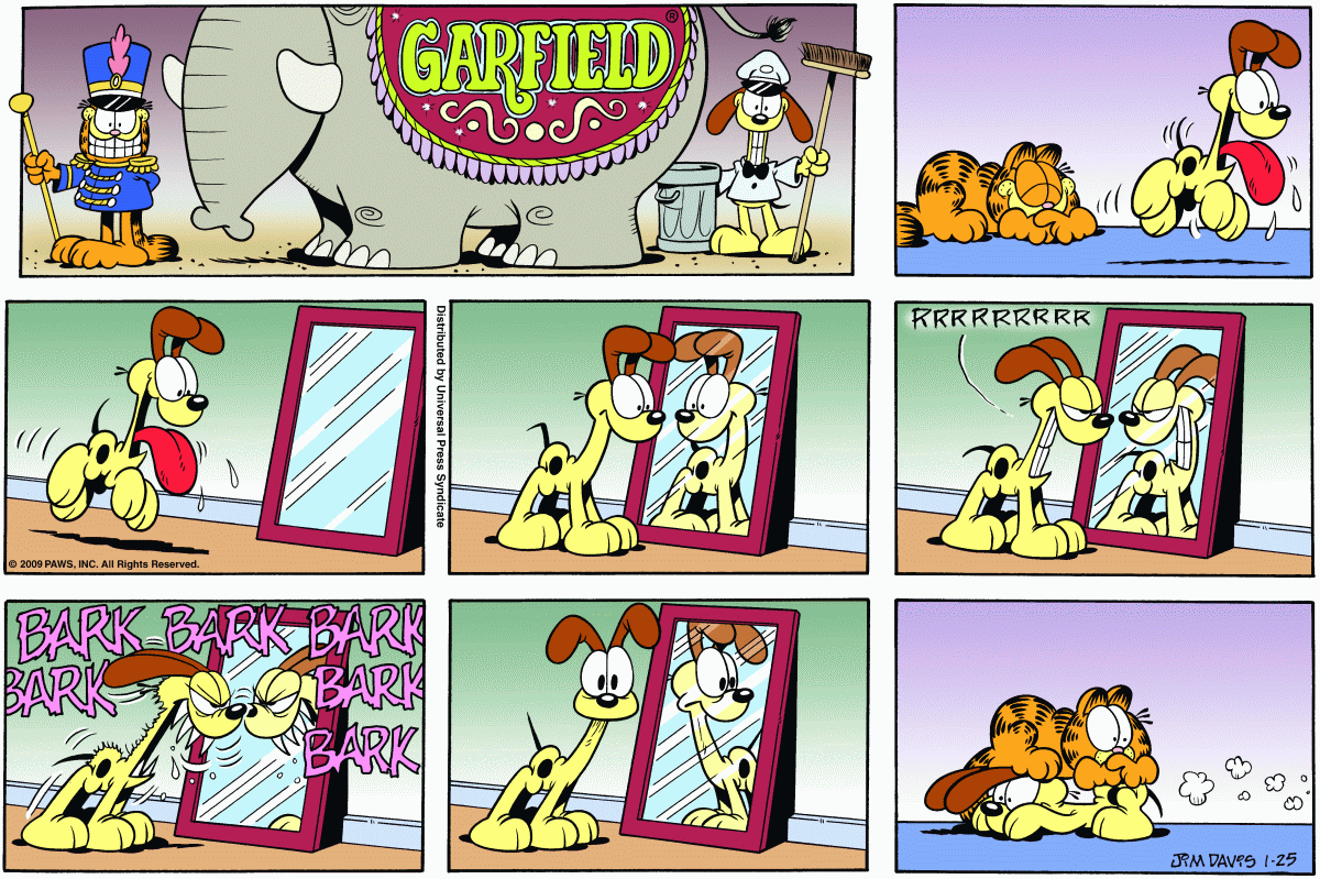 Garfield, January 25, 2009