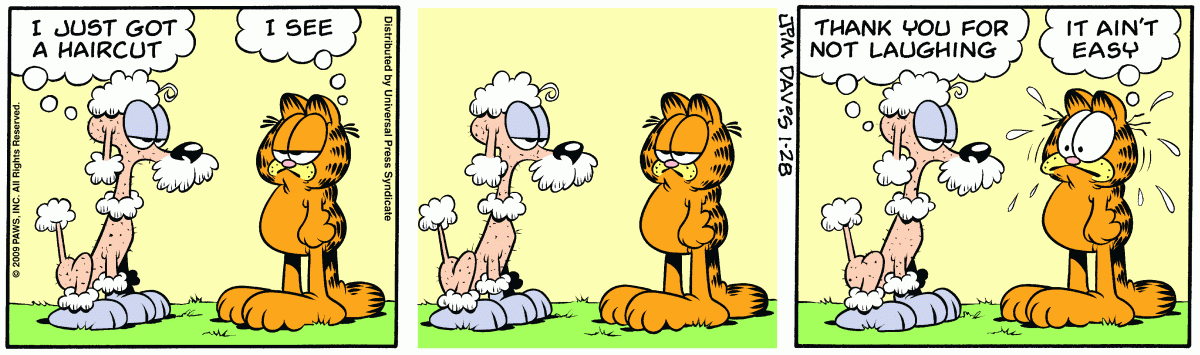 Garfield, January 28, 2009