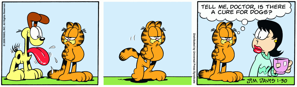 Garfield, January 30, 2009