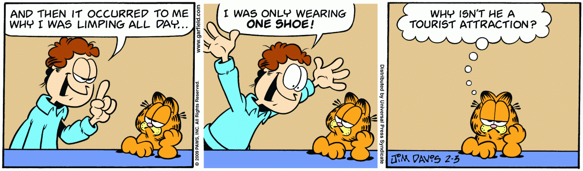 Garfield, February 3, 2009
