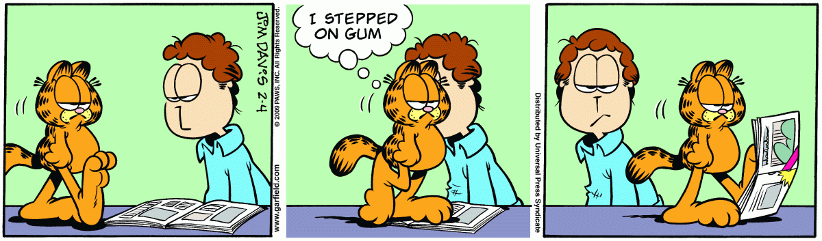 Garfield, February 4, 2009