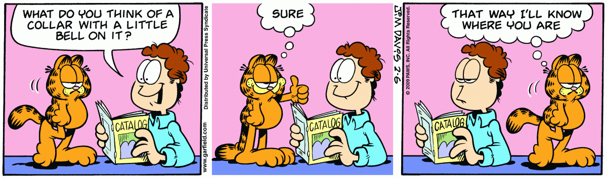 Garfield, February 6, 2009