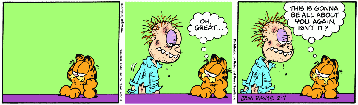 Garfield, February 7, 2009