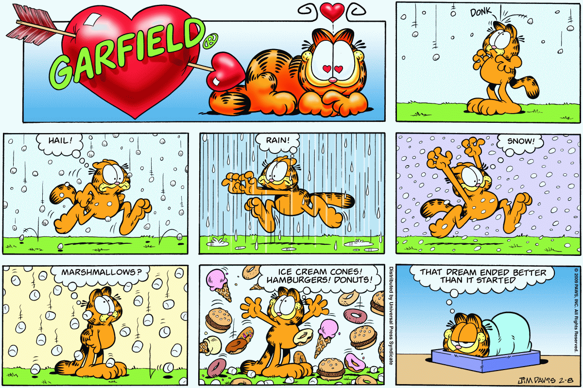 Garfield, February 8, 2009