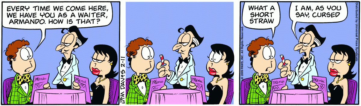 Garfield, February 11, 2009