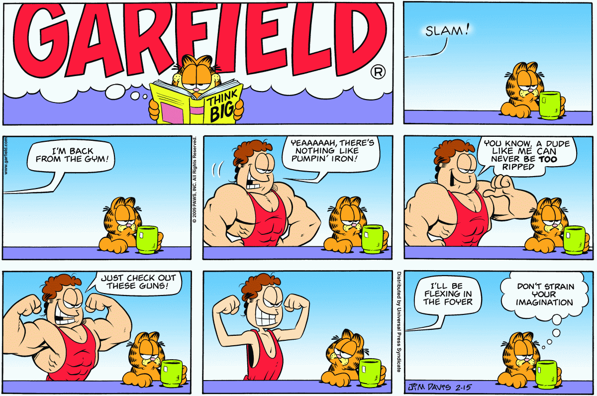 Garfield, February 15, 2009